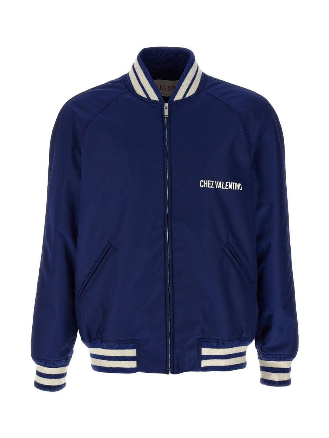 Valentino Blue 'Chez Valentino' Bomber Jacket - view 1