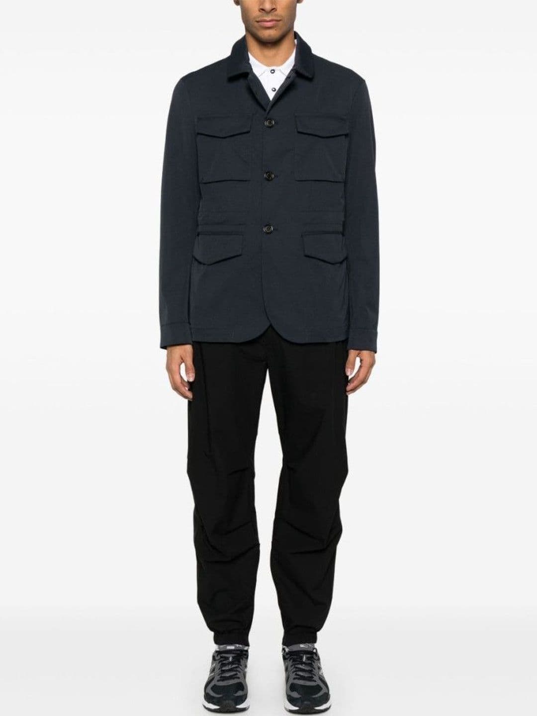 Peuterey Dark Blue Hinnoya Parka Jacket - view 1