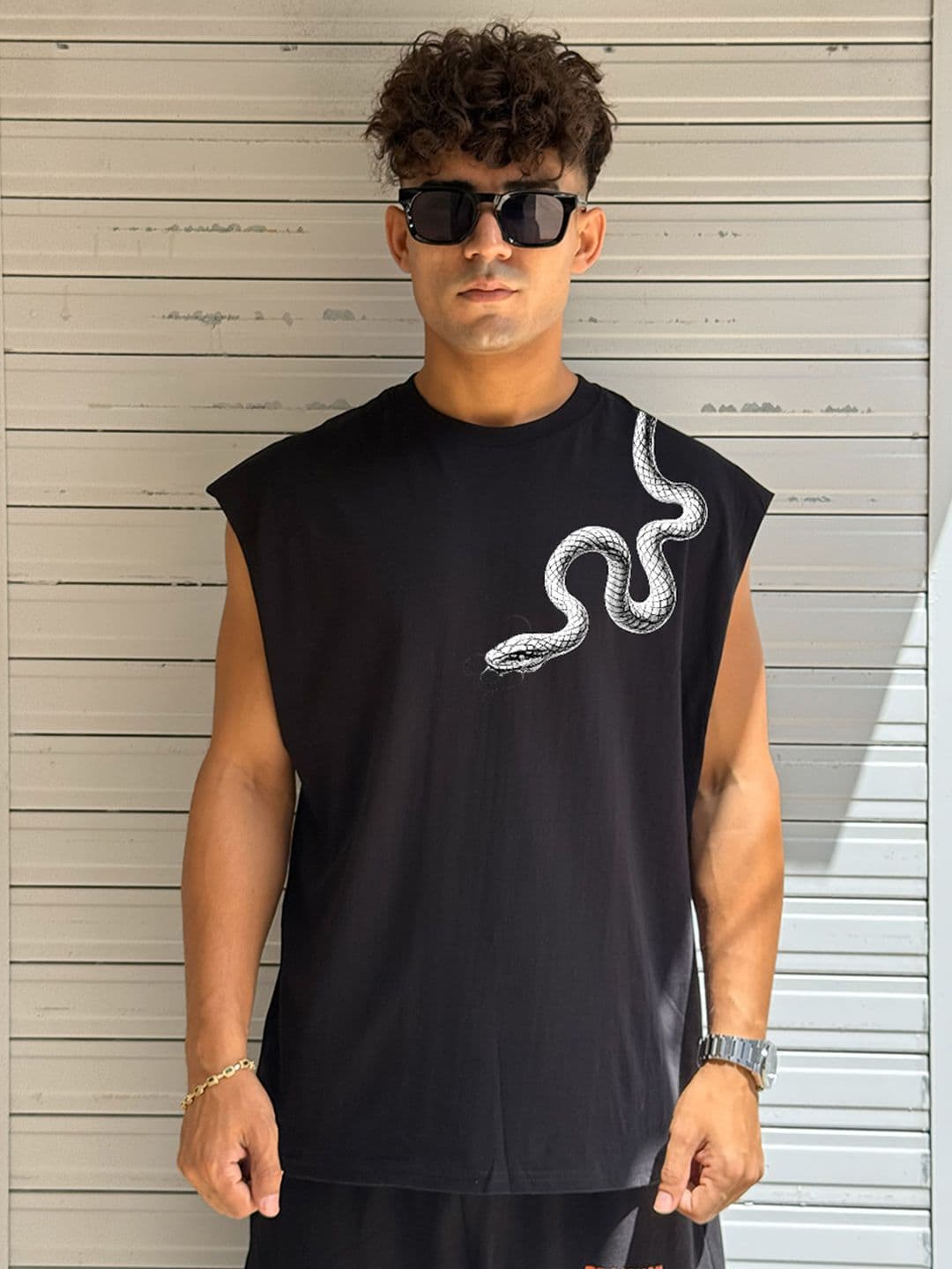 BDSQUARE Printed Cotton Tank - view 1
