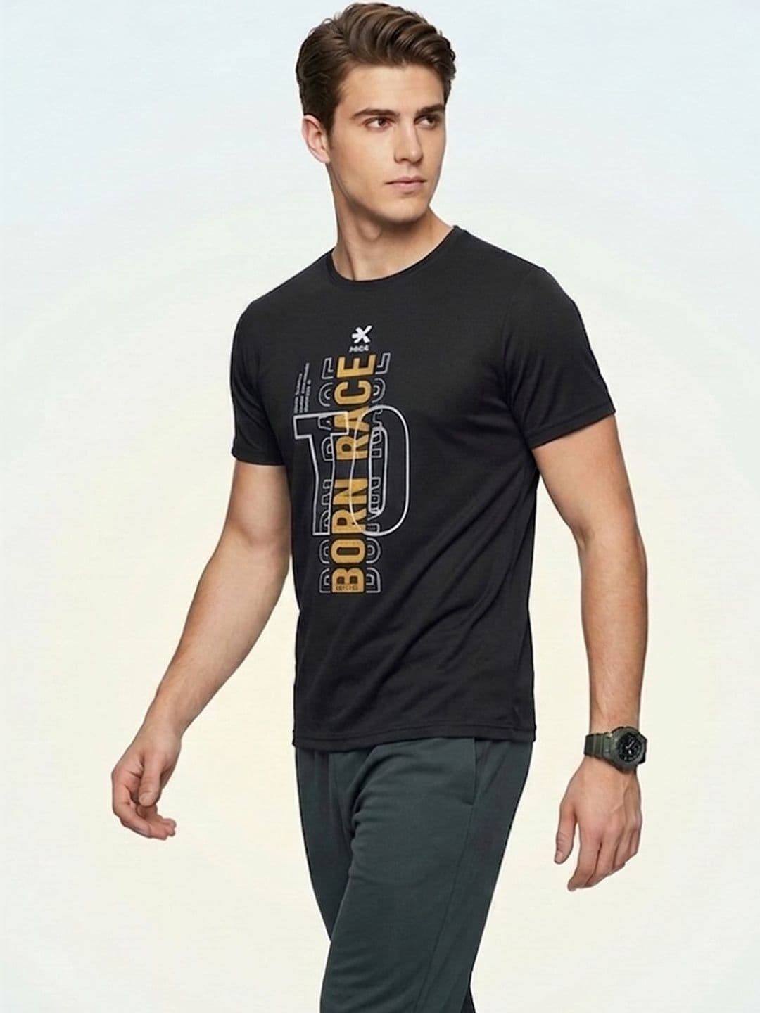 HRX by Hrithik Roshan Men Typography Printed T-shirt - view 1