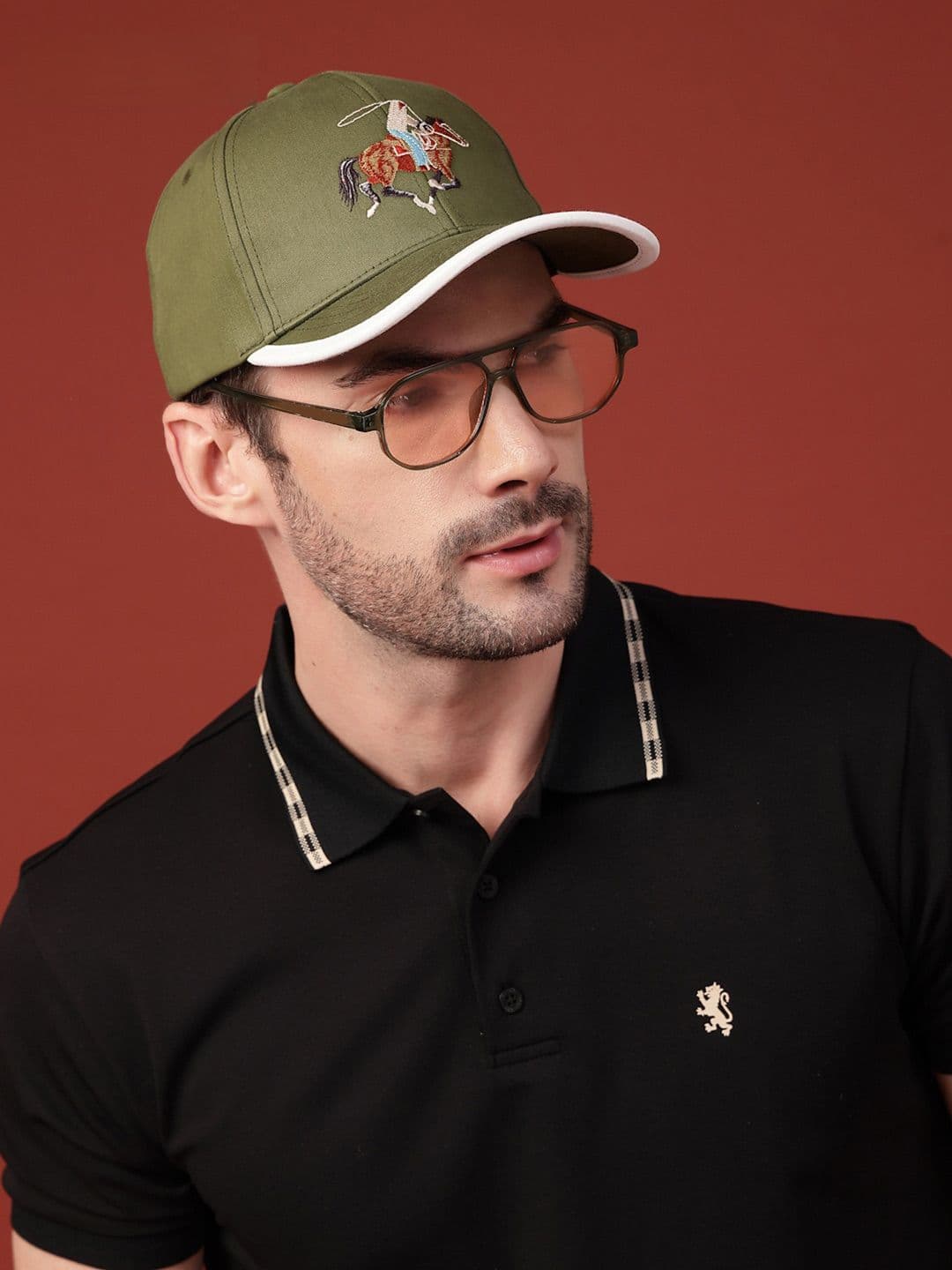 Red Tape Unisex Olive Solid Cotton Twill Baseball Cap with Adjustable Strap - view 1
