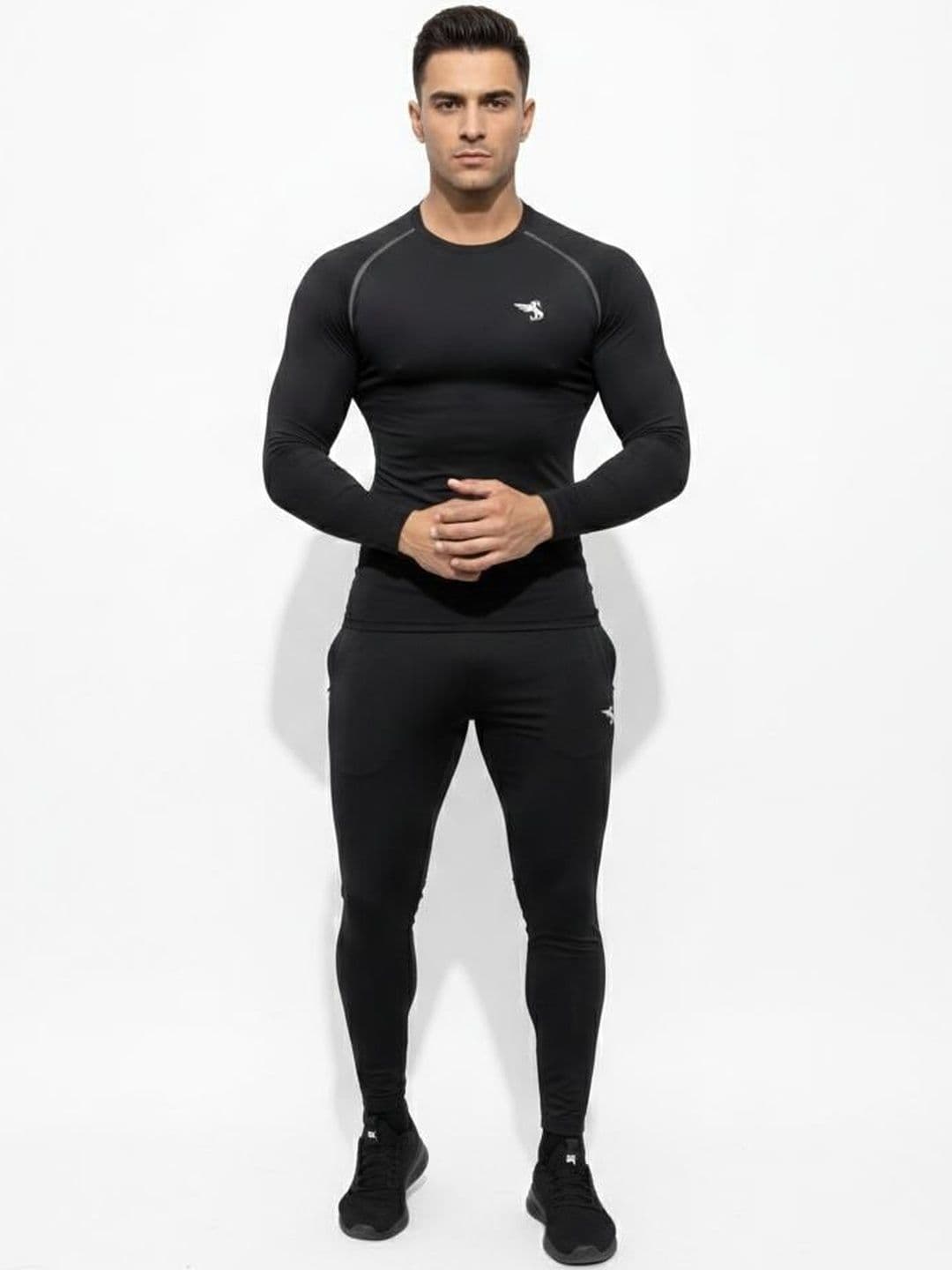 INDIAN SOLLEY Men Brand Logo Dri-FIT Compression T-shirt - view 1