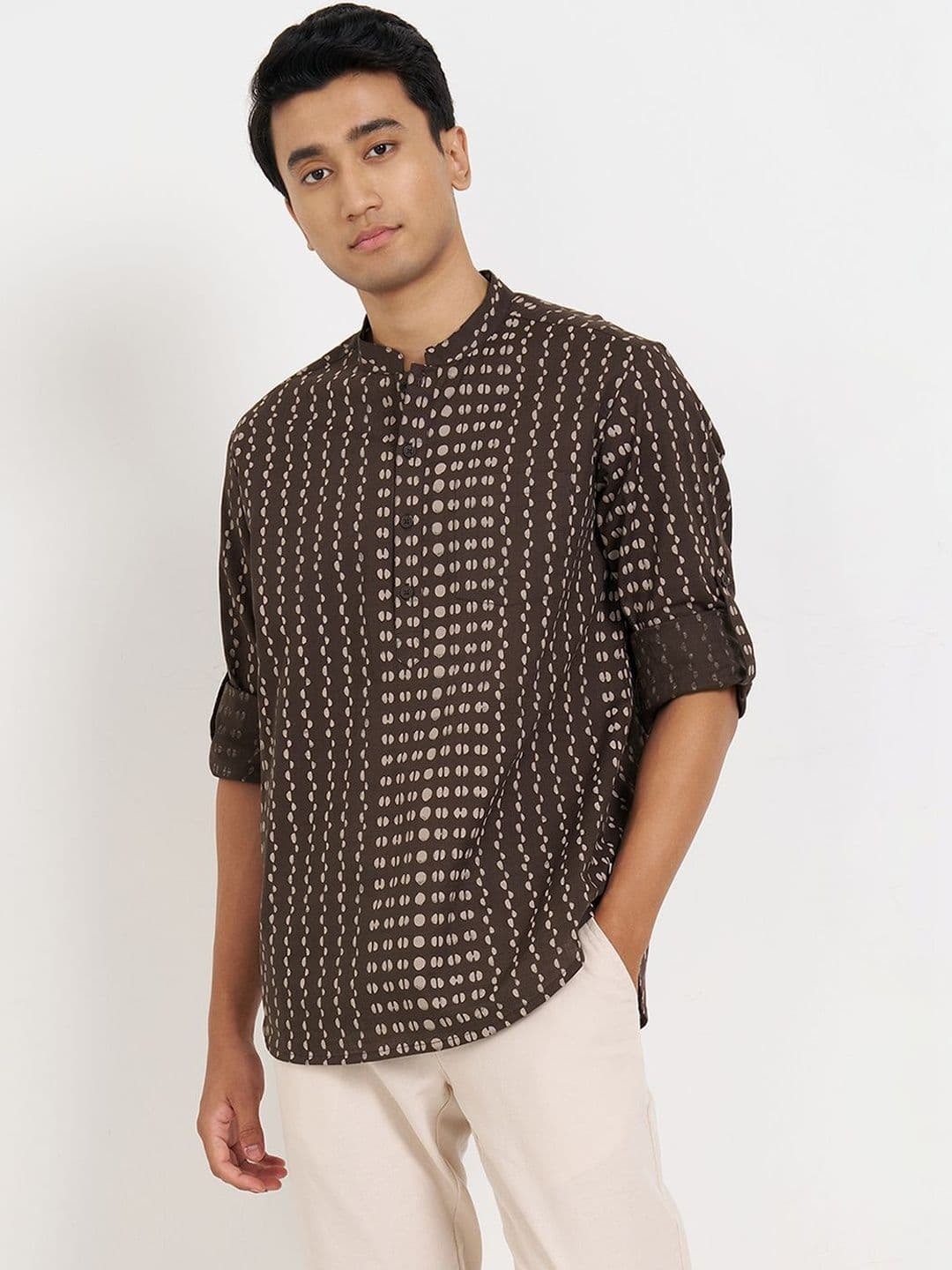 indus route by Pantaloons Men Printed Kurta - view 1