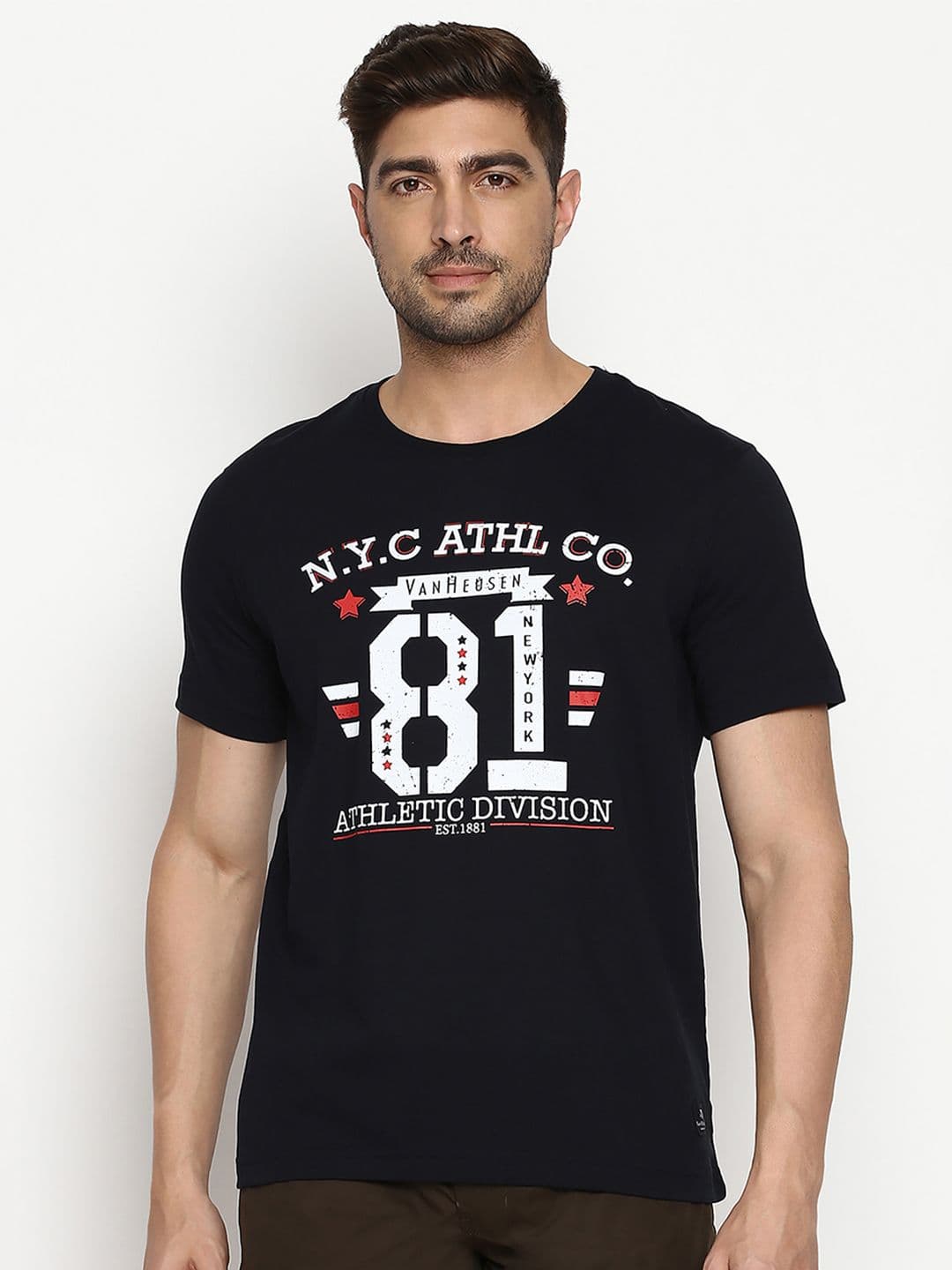 Van Heusen Innerwear Typography Printed Lounge Tshirt - view 1