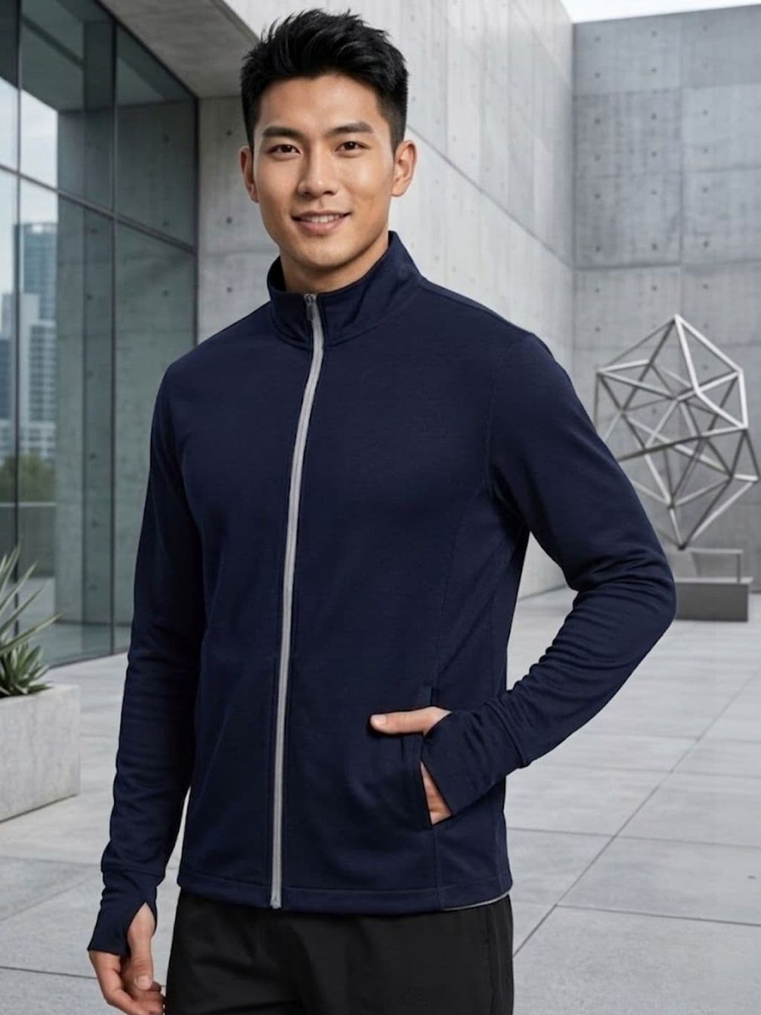 CARABA Men Windcheater Outdoor Bomber Jacket - view 1