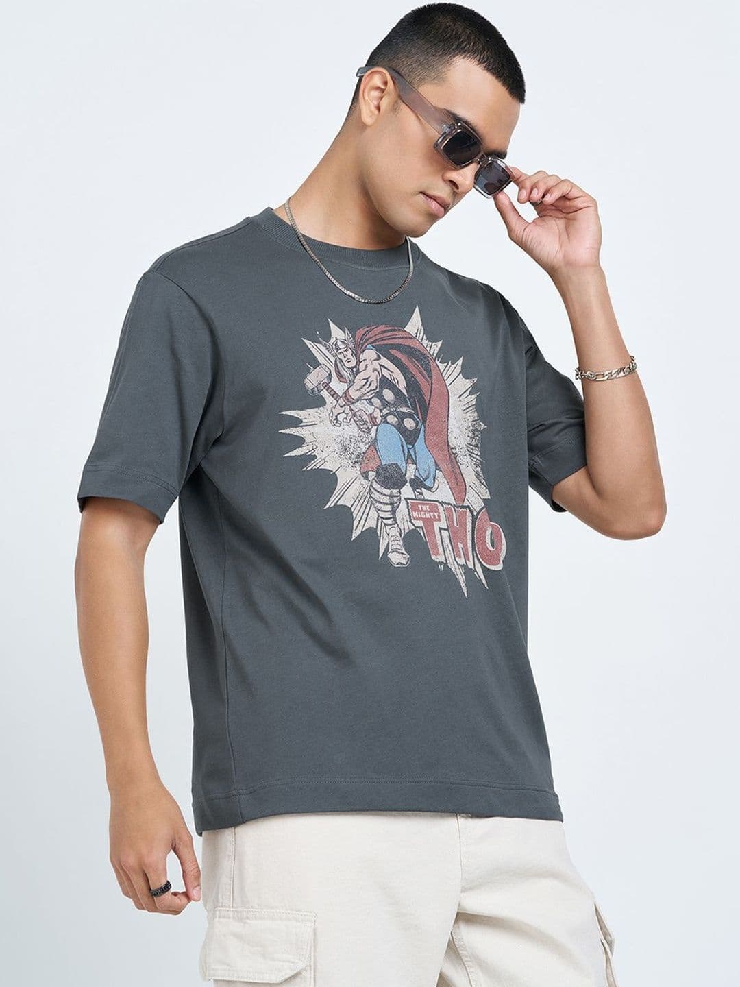 SF JEANS by Pantaloons Men Avengers Printed T-shirt - view 1