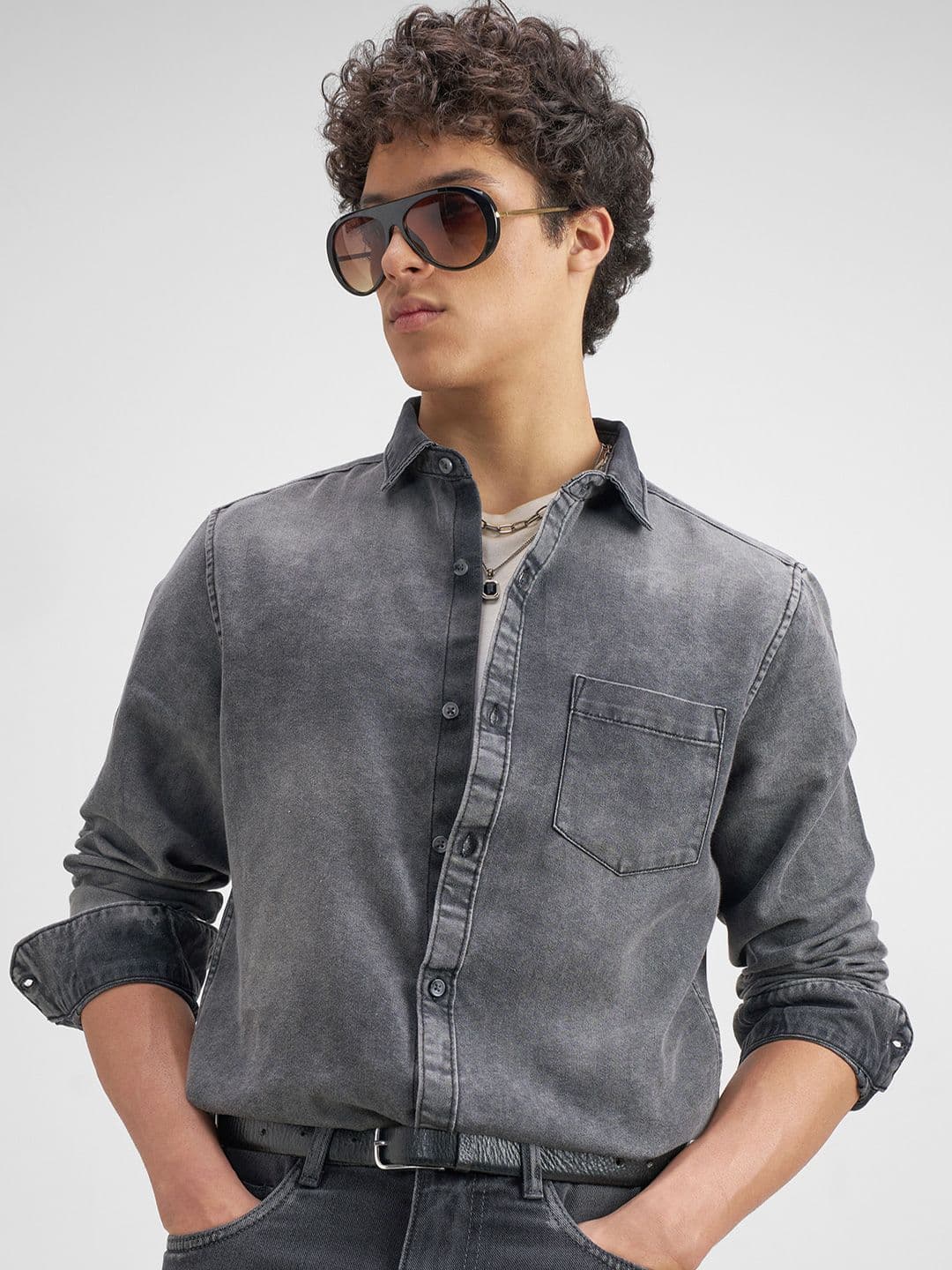 HIGHLANDER Men Slim Fit Casual Shirt - view 1