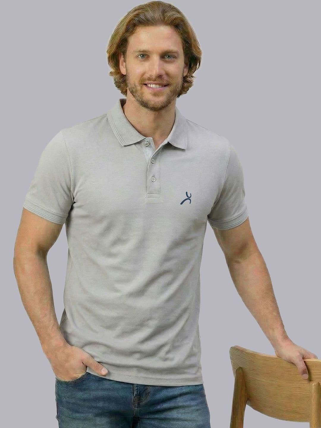 AMUL COMFY Men Polo Collar T-shirt - view 1