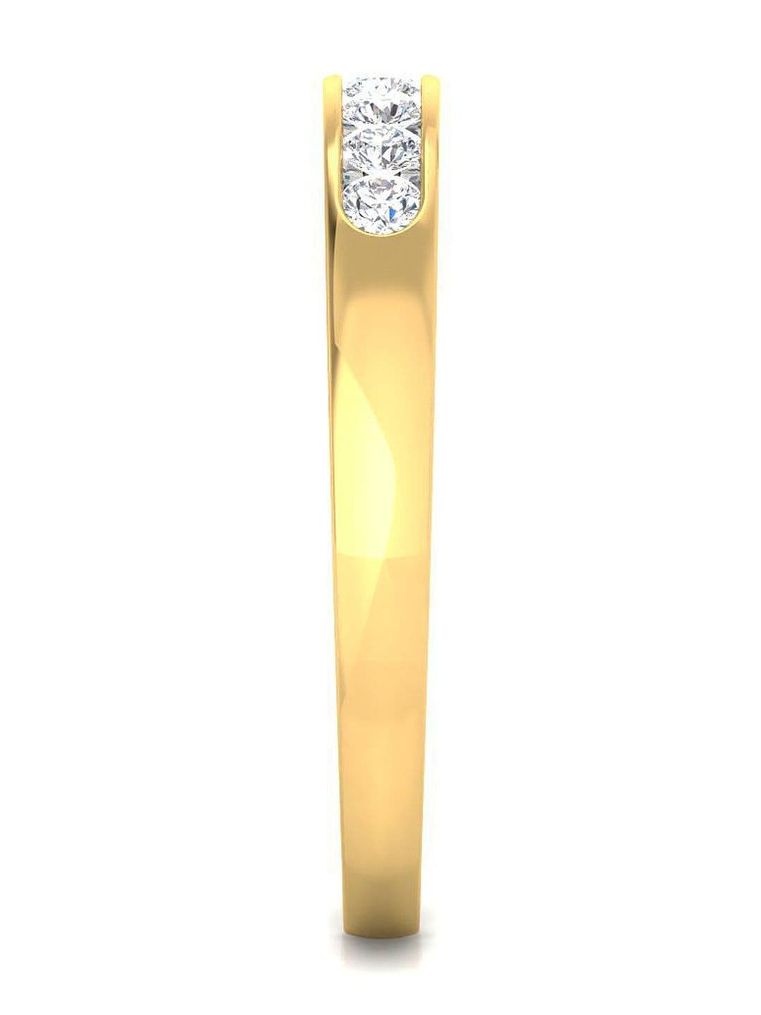 Solitario 925 Sterling Silver Lab Grown Diamond With 0.31 CT Ring Diamond - 1.9 g - view 1