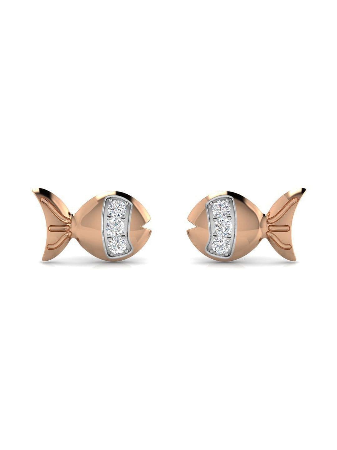 Solitario 925 Sterling Silver Lab Grown Diamond With 0.11 CT Earring Diamond - 2.14 g - view 1