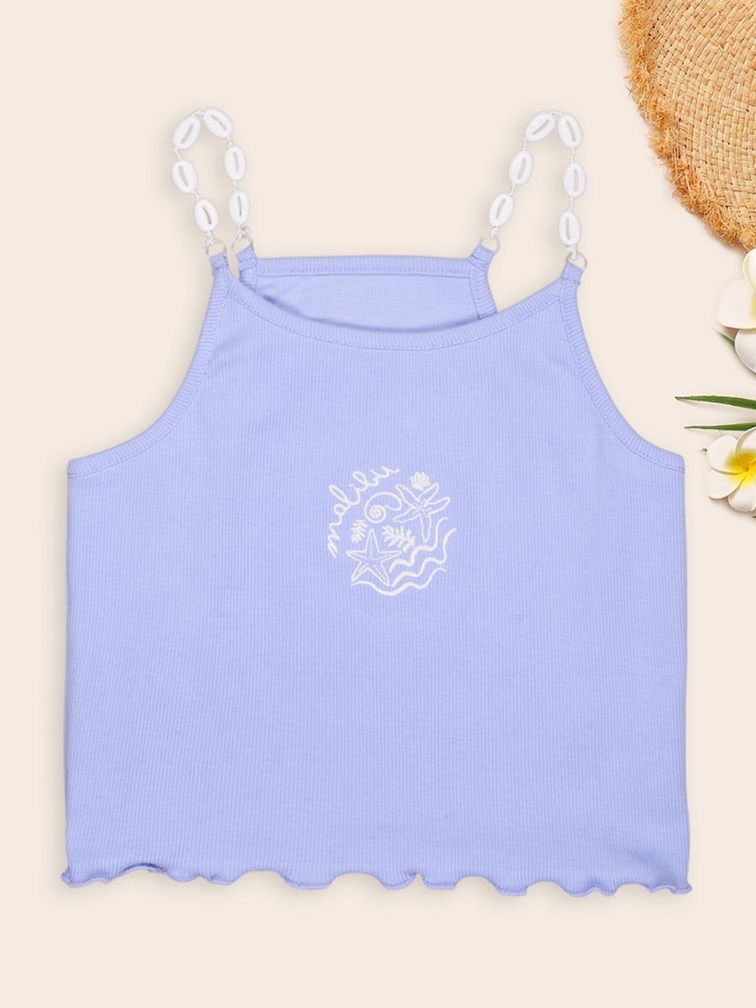 Pantaloons Junior Girls Print Tank Top - view 1