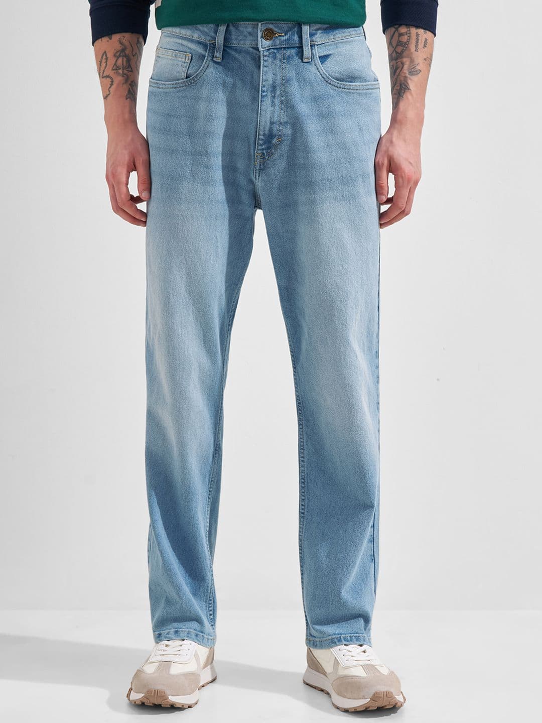 HIGHLANDER Men Relaxed Fit Light & Ice Jeans - view 1