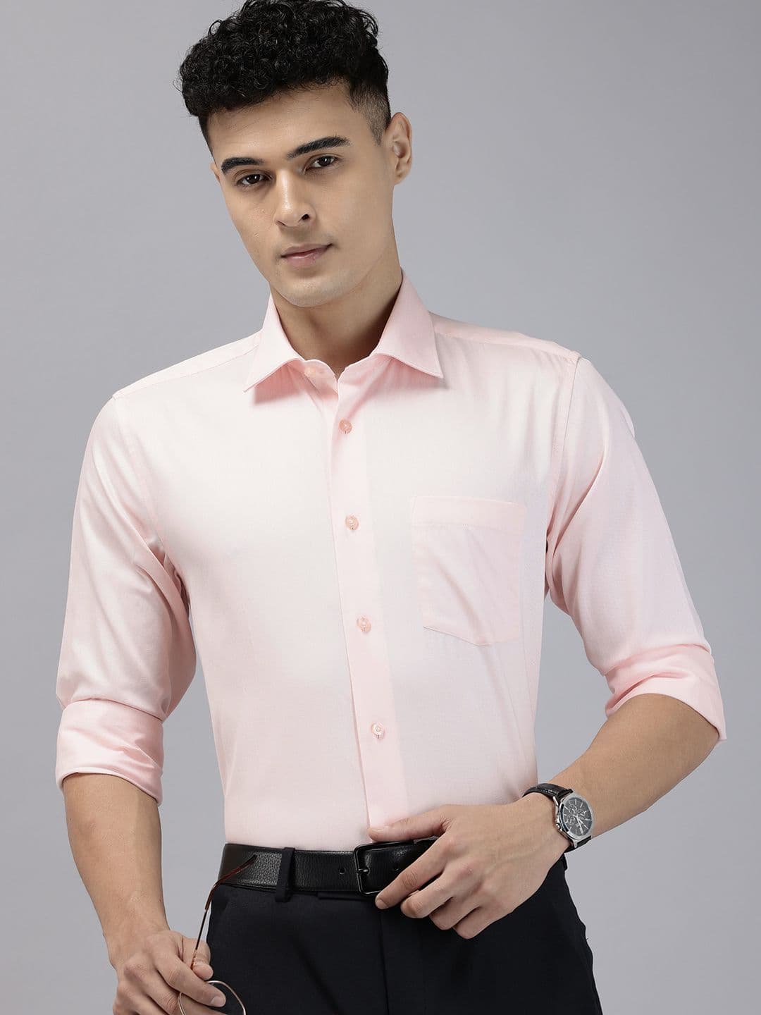 Blackberrys Pure Cotton Slim Fit Formal Shirt - view 1