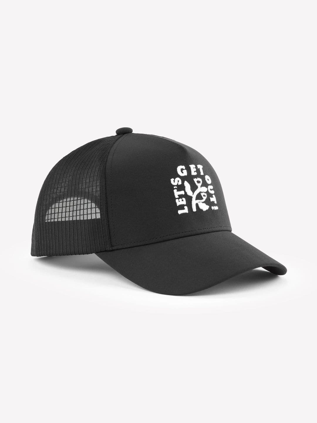 Decathlon Forclaz - Adults Black Trucker 500 Airing Hiking Caps - view 1