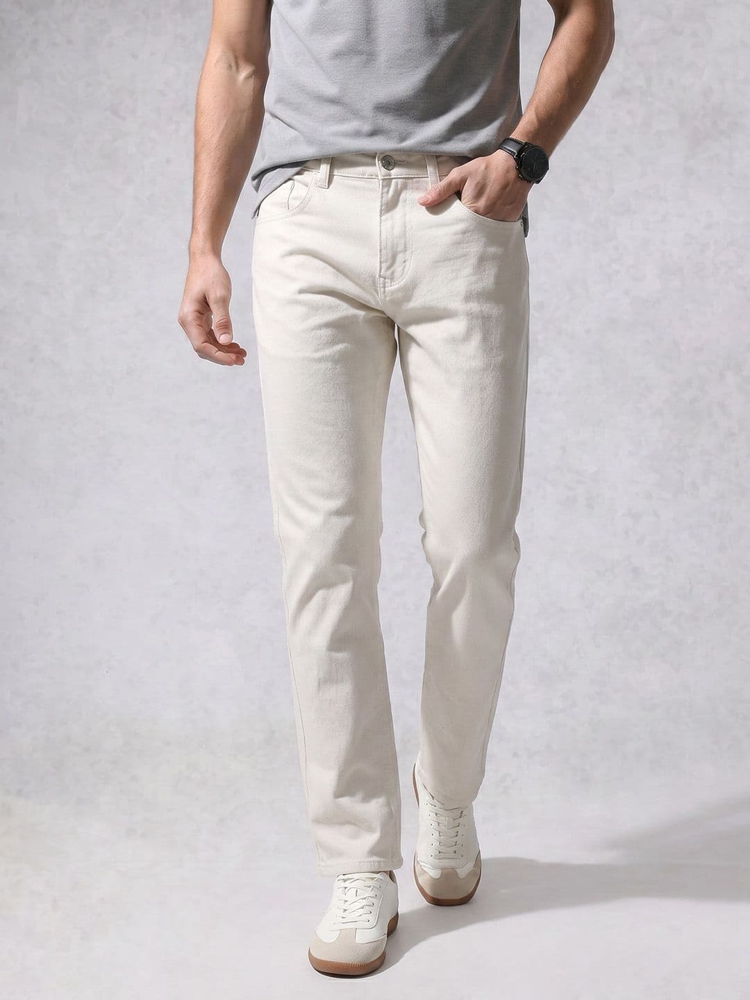WROGN Men Straight Fit No Fade Jeans - view 1