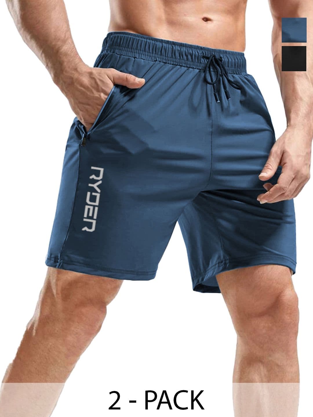 3Colors Men Low-Rise Running Sports Shorts - view 1