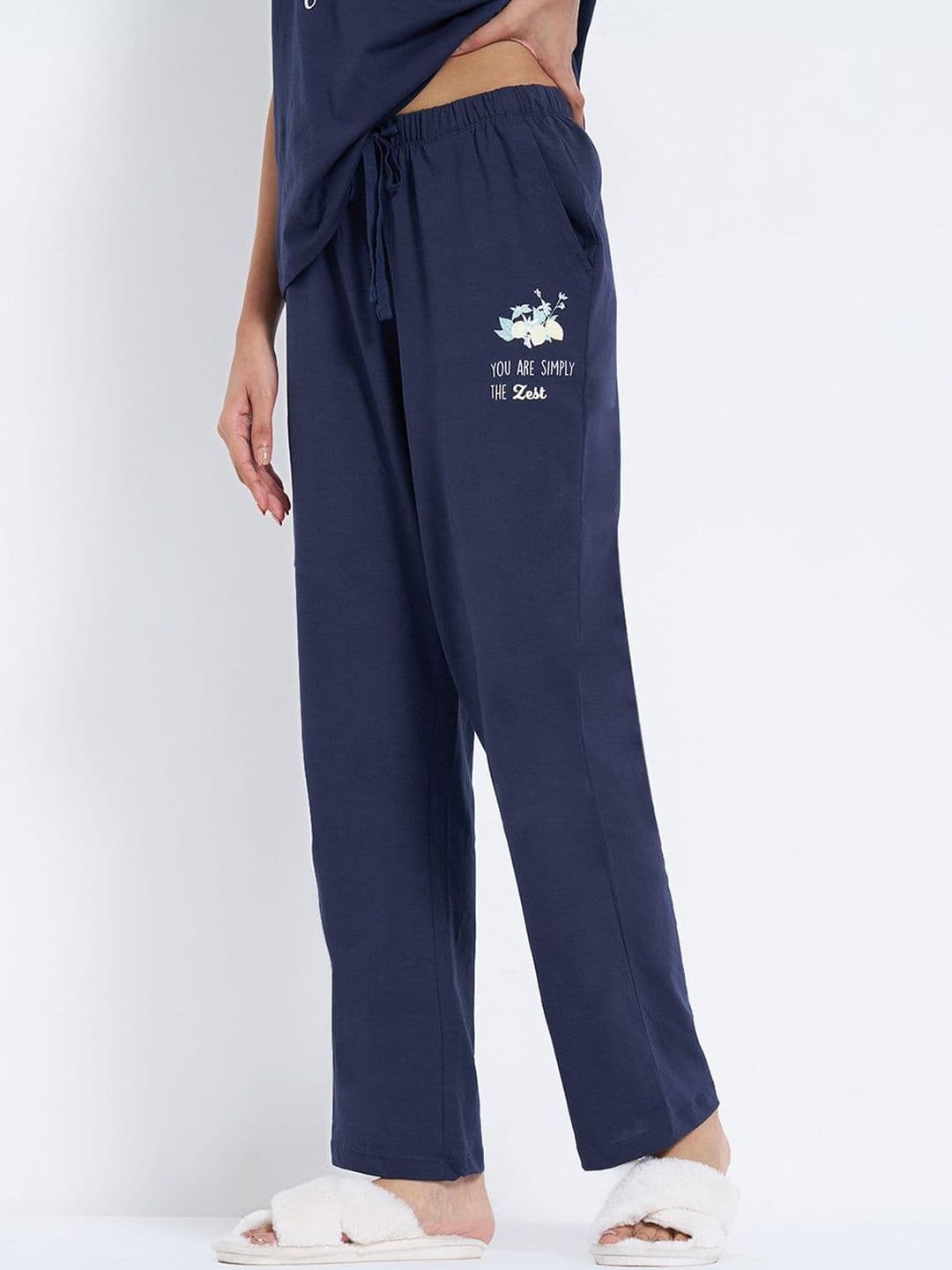 Dreamz by Pantaloons Women Printed Cotton Lounge Pants - view 1