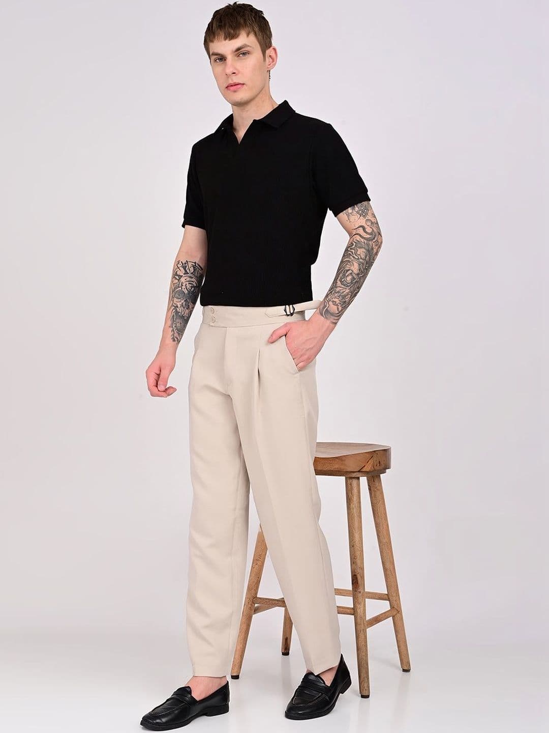 INVICTUS Men Pleated Trousers - view 1