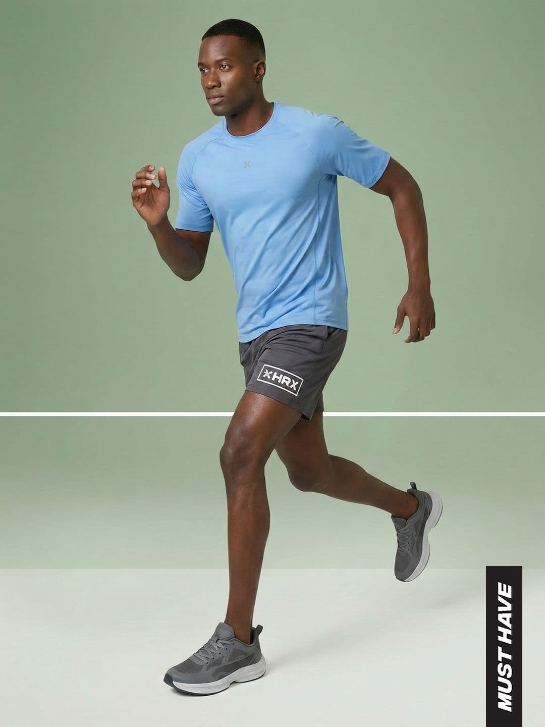 HRX by Hrithik Roshan Slim Fit Rapid-Dry Running T-shirt - view 1