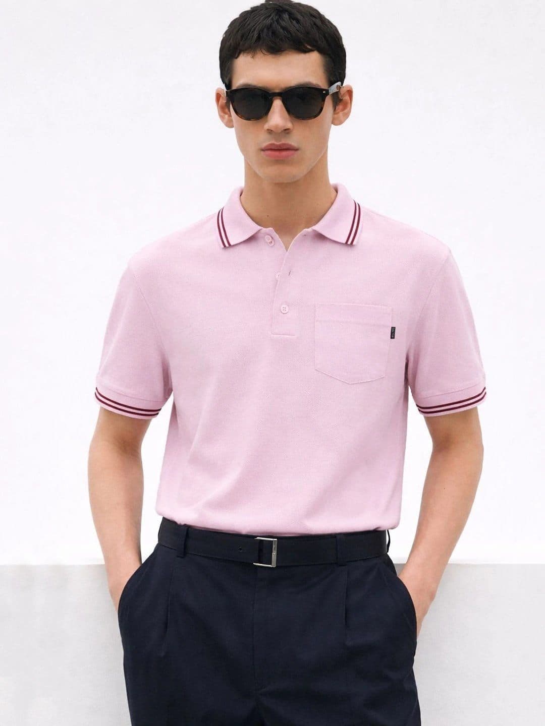 Klub Fox Men Polo Collar Pockets T-shirt - view 1