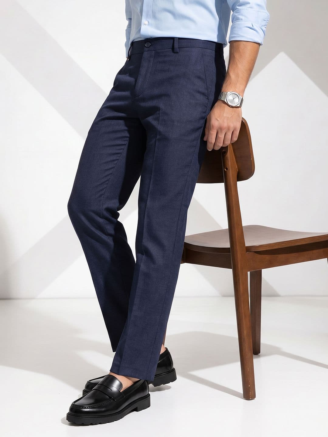 INVICTUS Men Flat-Front Formal Trouser - view 1
