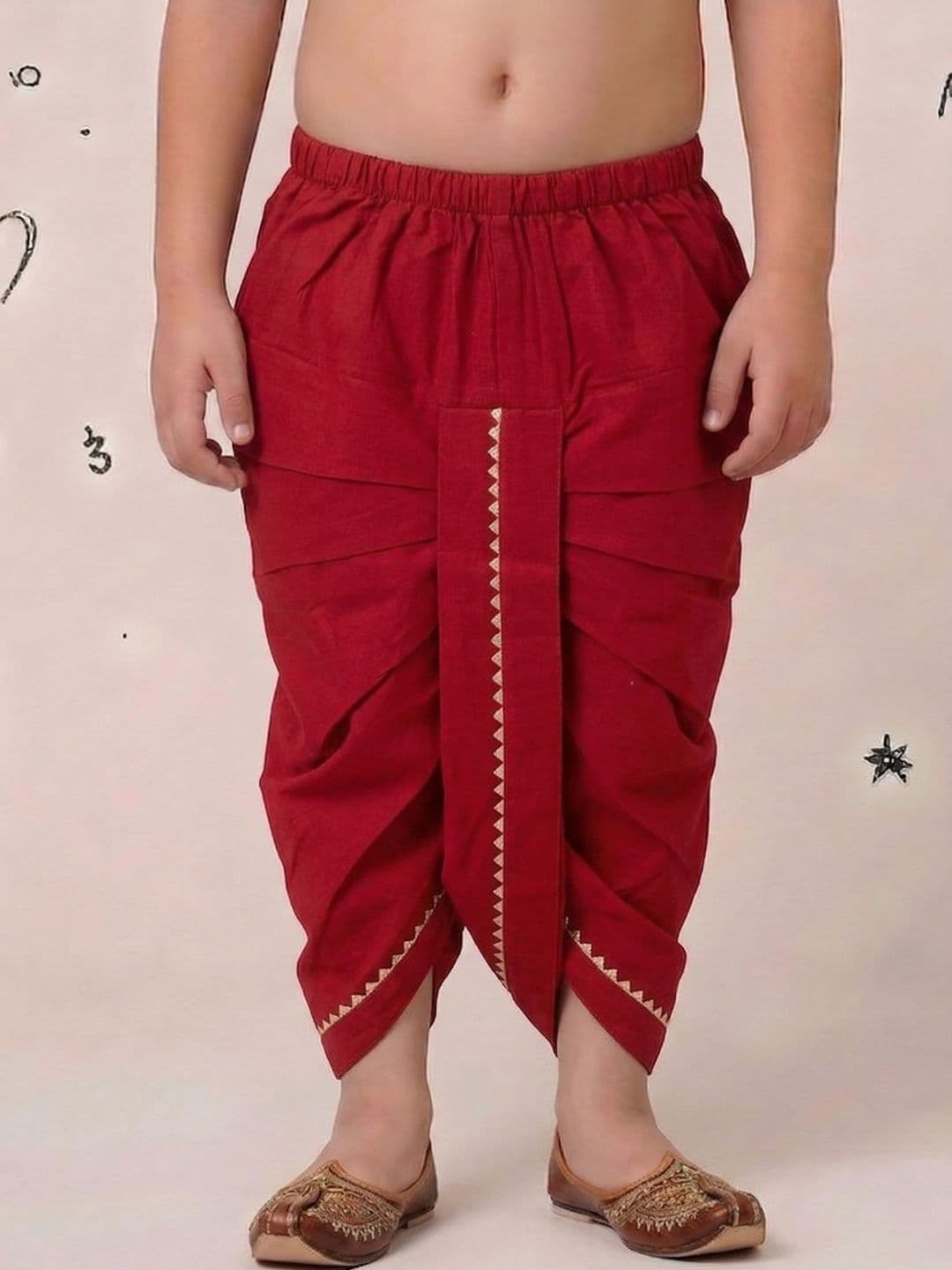 Aj DEZInES Boys Cotton Blend Dhoti Dhotis - view 1