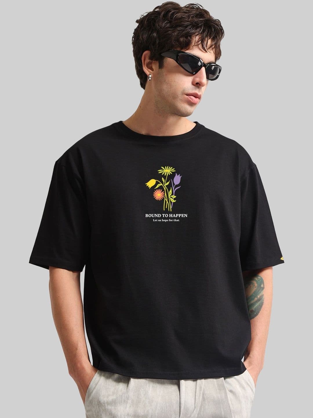 Maniac Men Floral Printed T-shirt - view 1