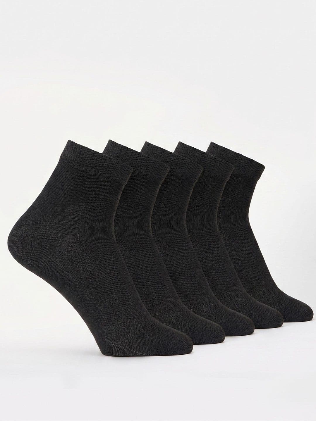 glitchez Men Pack of 5 Cotton Blend Ankle Length Socks - view 1