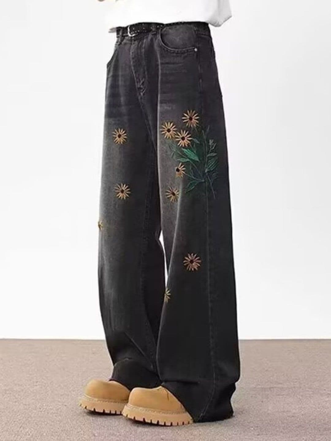 StyleCast Men Baggy Fit Mid-Rise Highly Distressed Jeans - view 1