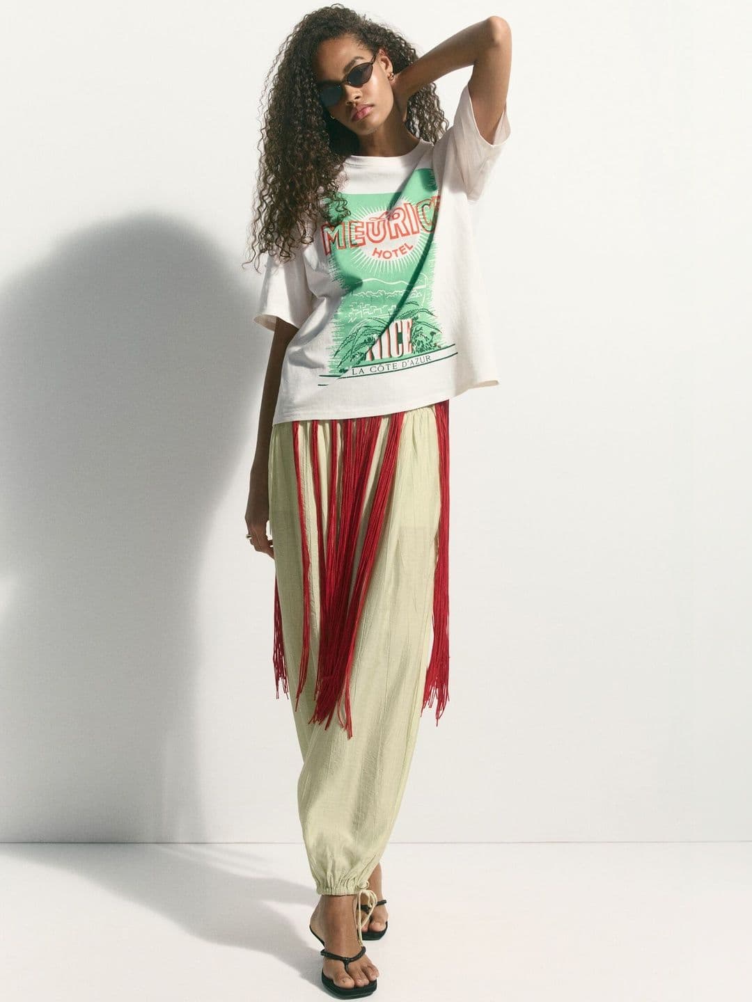 H&M Oversized Printed T-shirt - view 1
