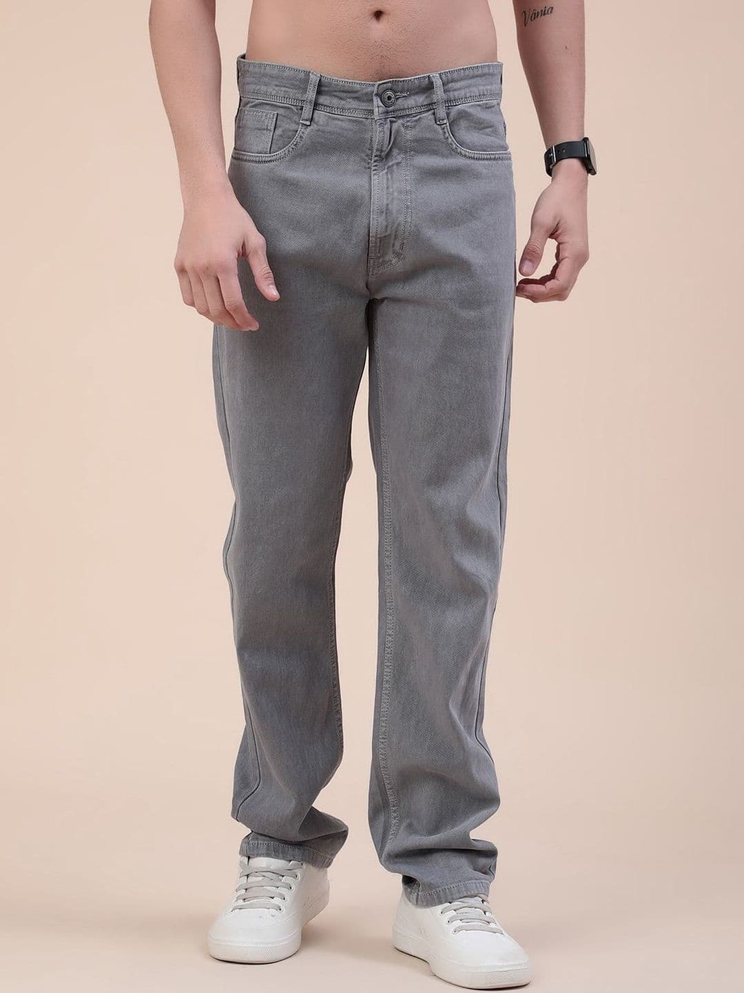 LIMEROAD Men Straight Fit Mid-Rise Jeans - view 1