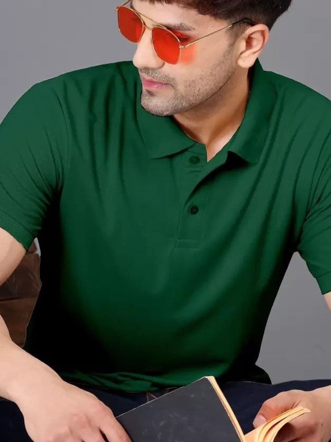 balker merka Men Polo Collar T-shirt - view 1