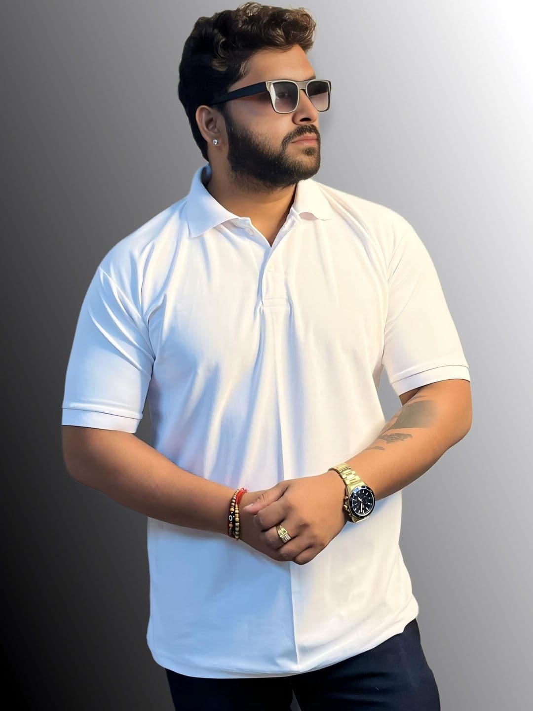 balker merka Men Polo Collar T-shirt - view 1