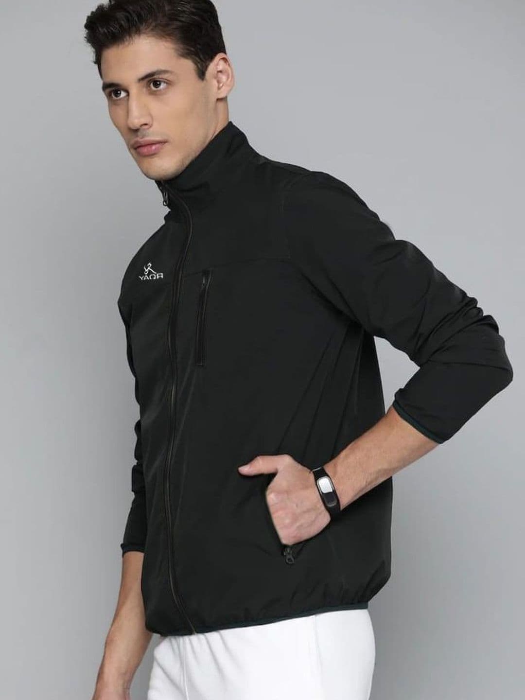 YAQR Men Lightweight Training or Gym Sporty Jacket - view 1
