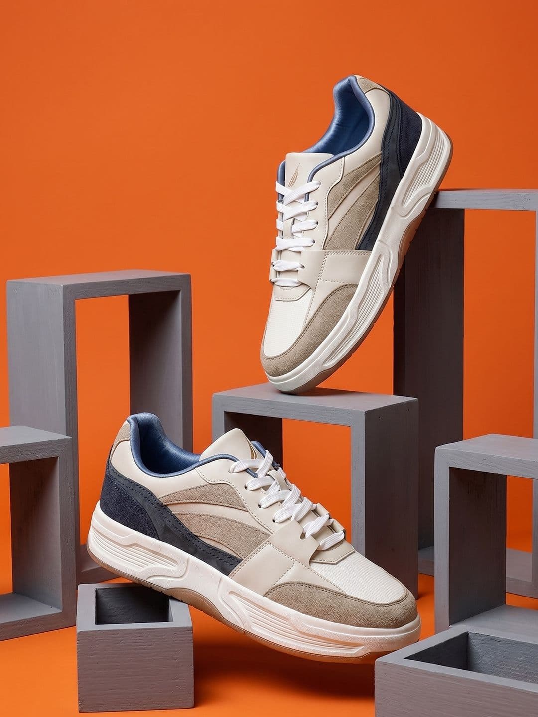 Nautica Men Colourblocked Sneakers - view 1