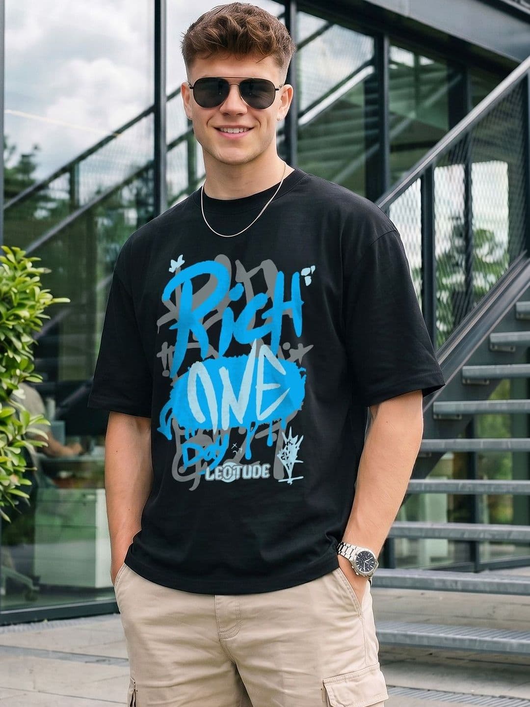 Leotude Men Printed T-shirt - view 1