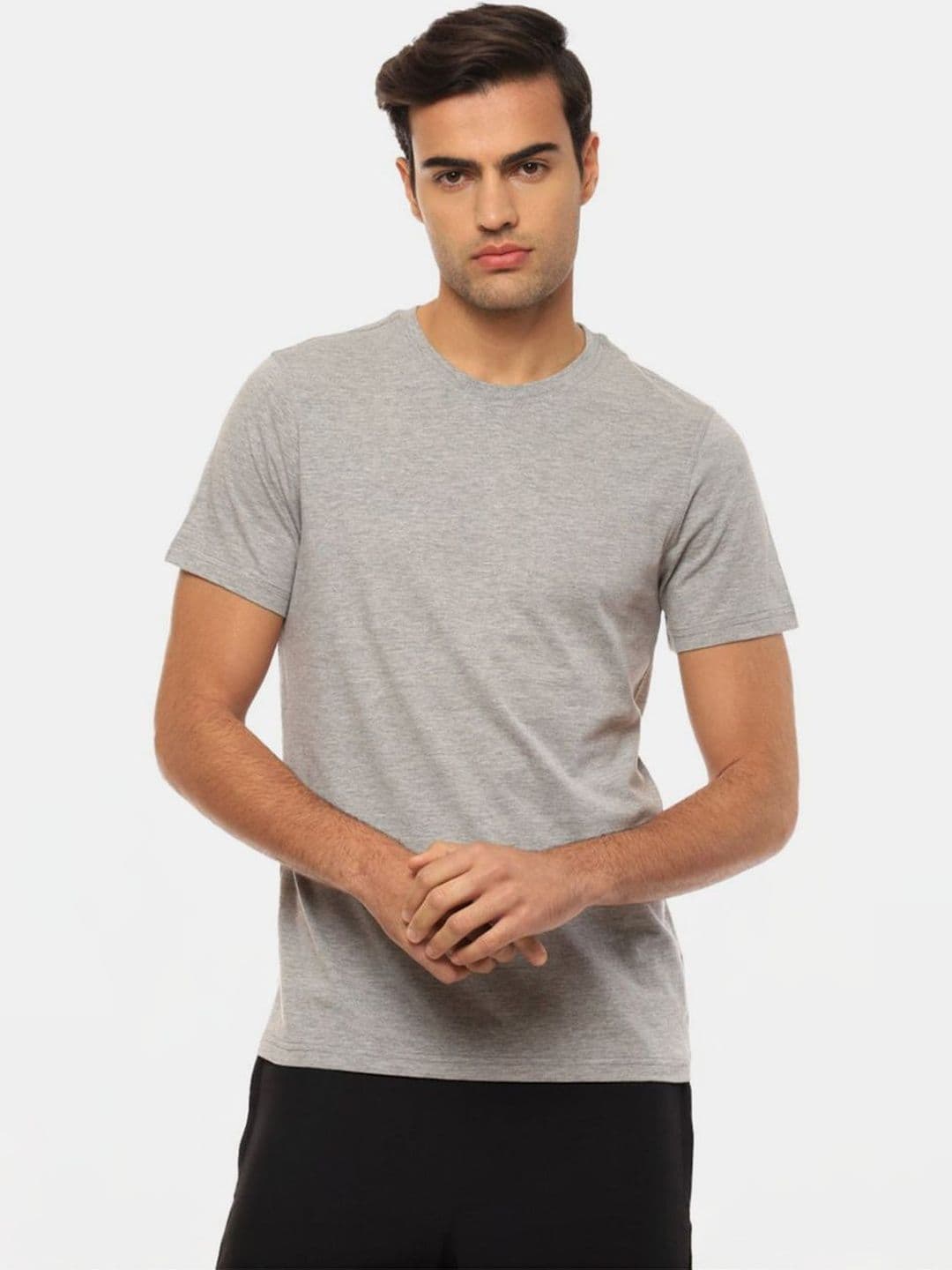 hummel Men Round Neck Pure Cotton T-shirt - view 1