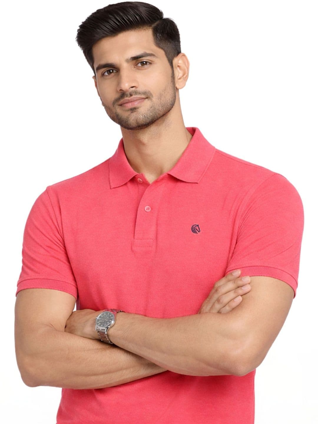 Mane & Mini Men Polo Collar Bio Finish T-shirt - view 1