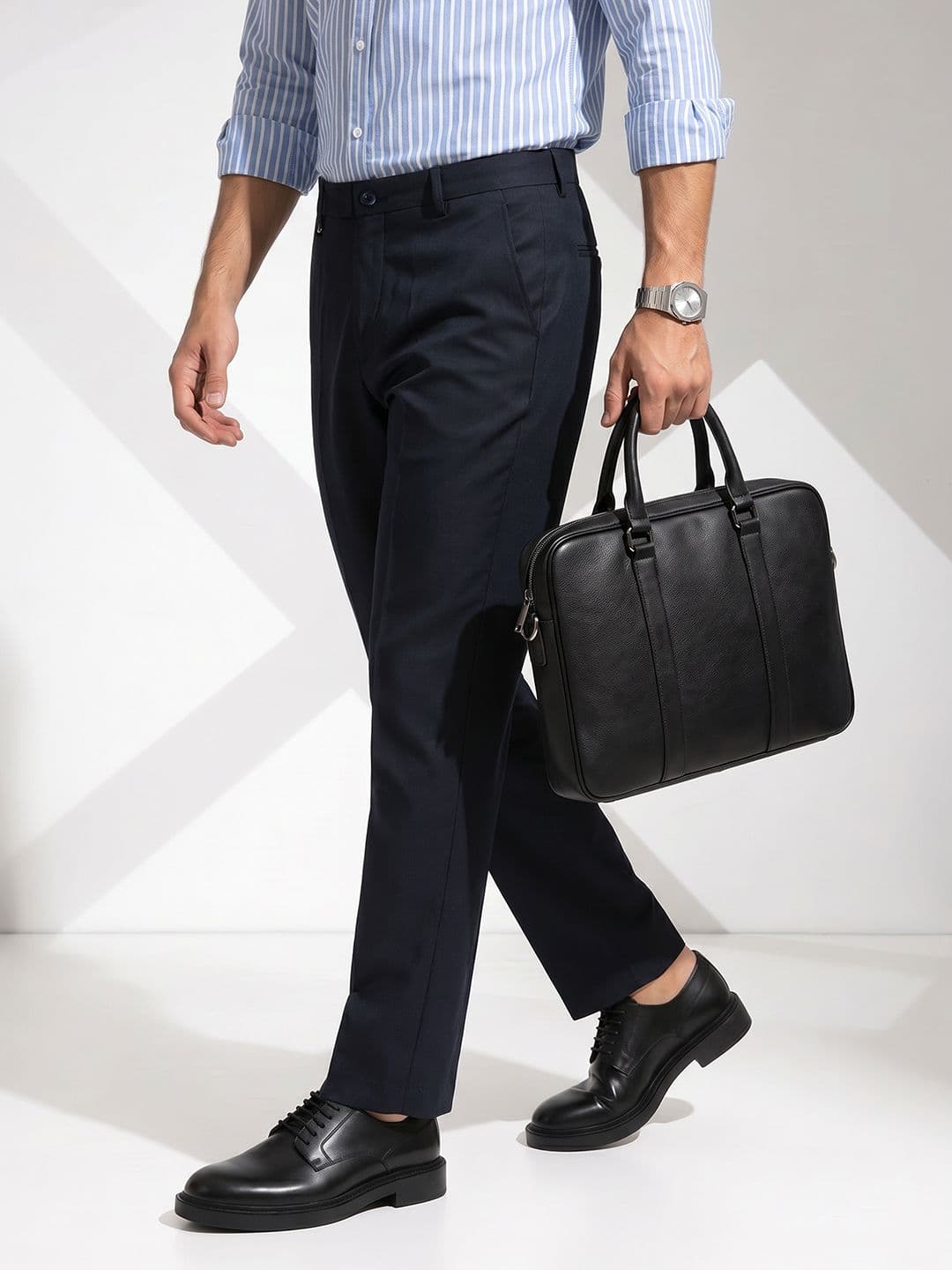 INVICTUS Men Flat-Front Formal Trouser - view 1