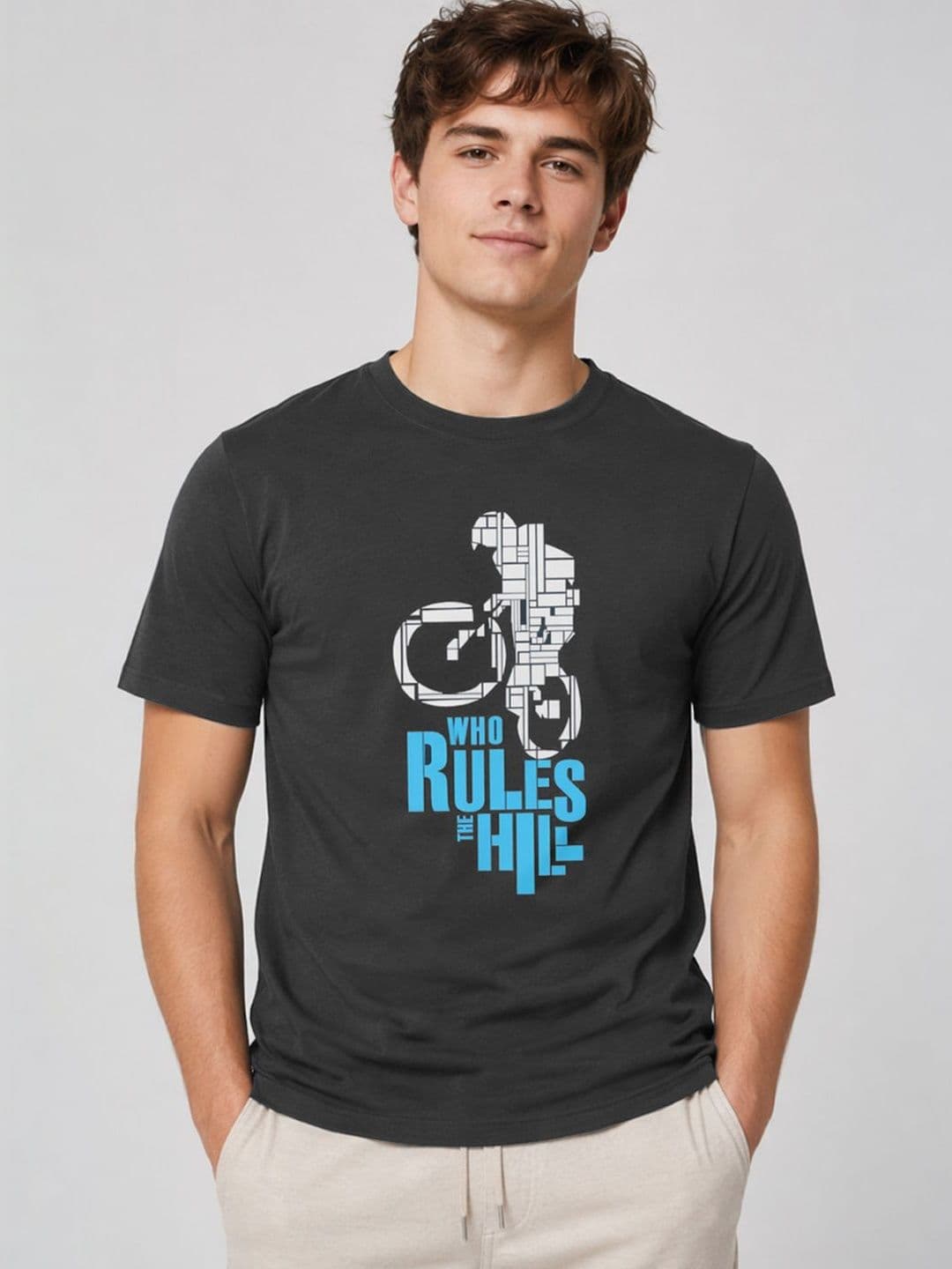The Roadster Lifestyle Co Printed Cotton Round Neck Tshirts - view 1