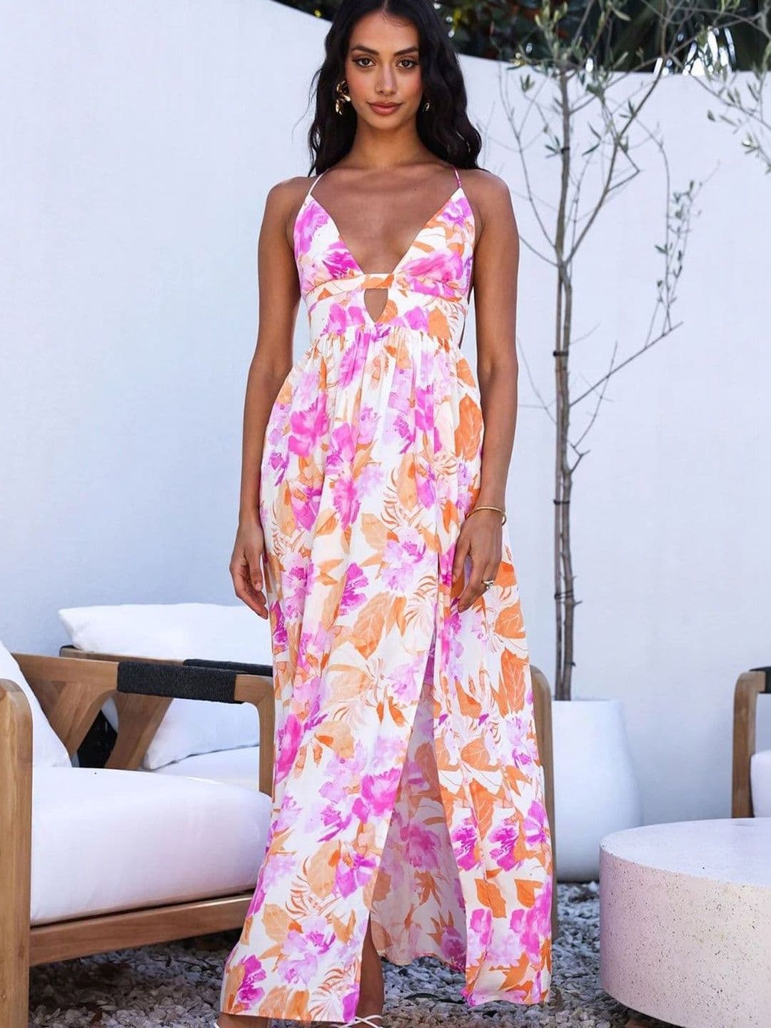 Stylecast X Kotty Floral Print Maxi Dress - view 1