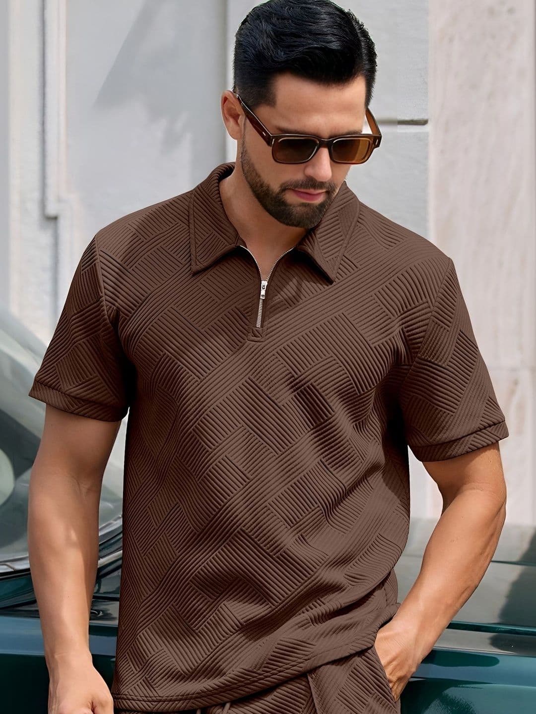 SZN Men Polo Collar T-shirt - view 1