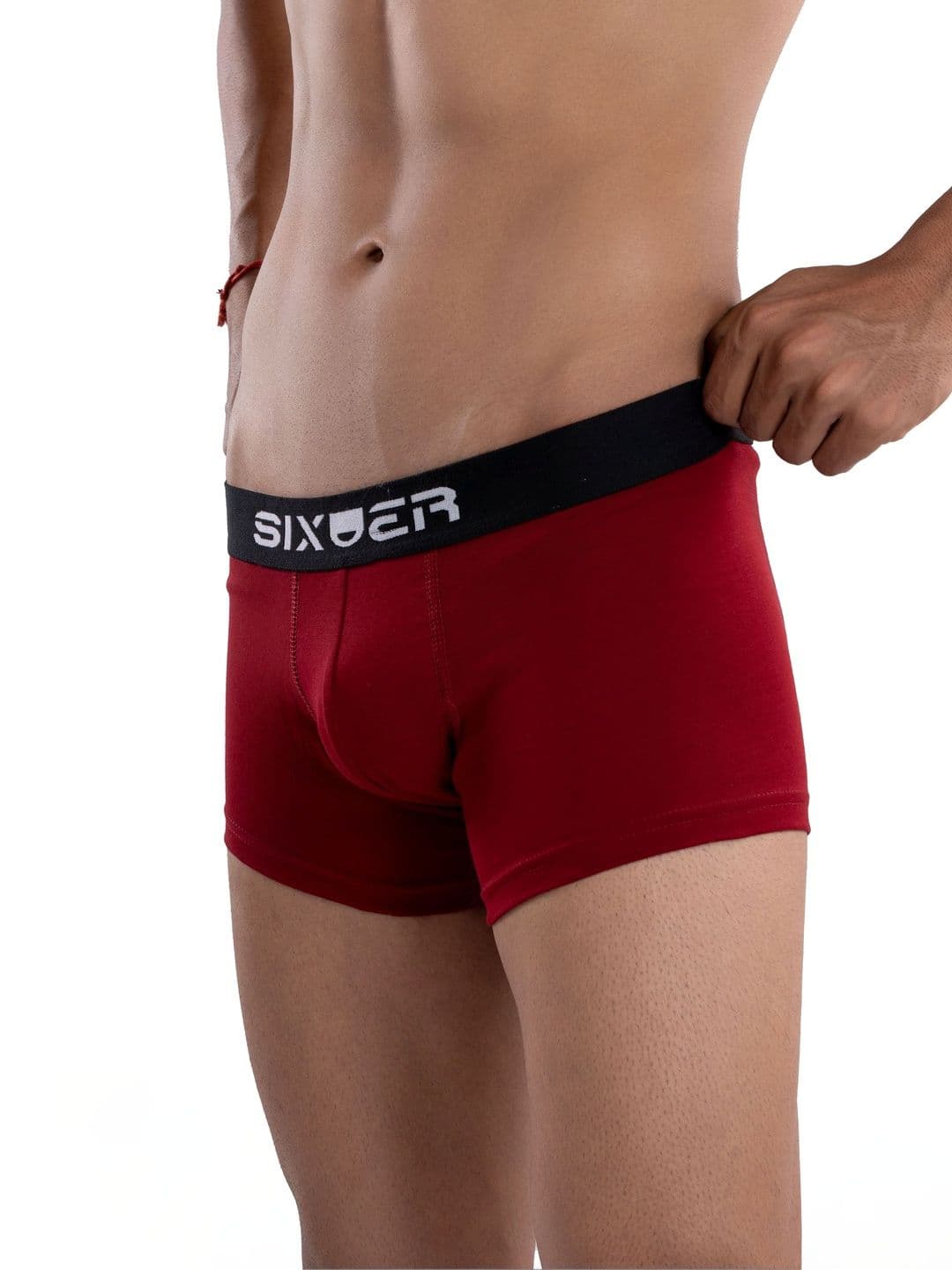 SIXUER Men Pack of 5 Assorted Cotton Boxer-Style Briefs - view 1