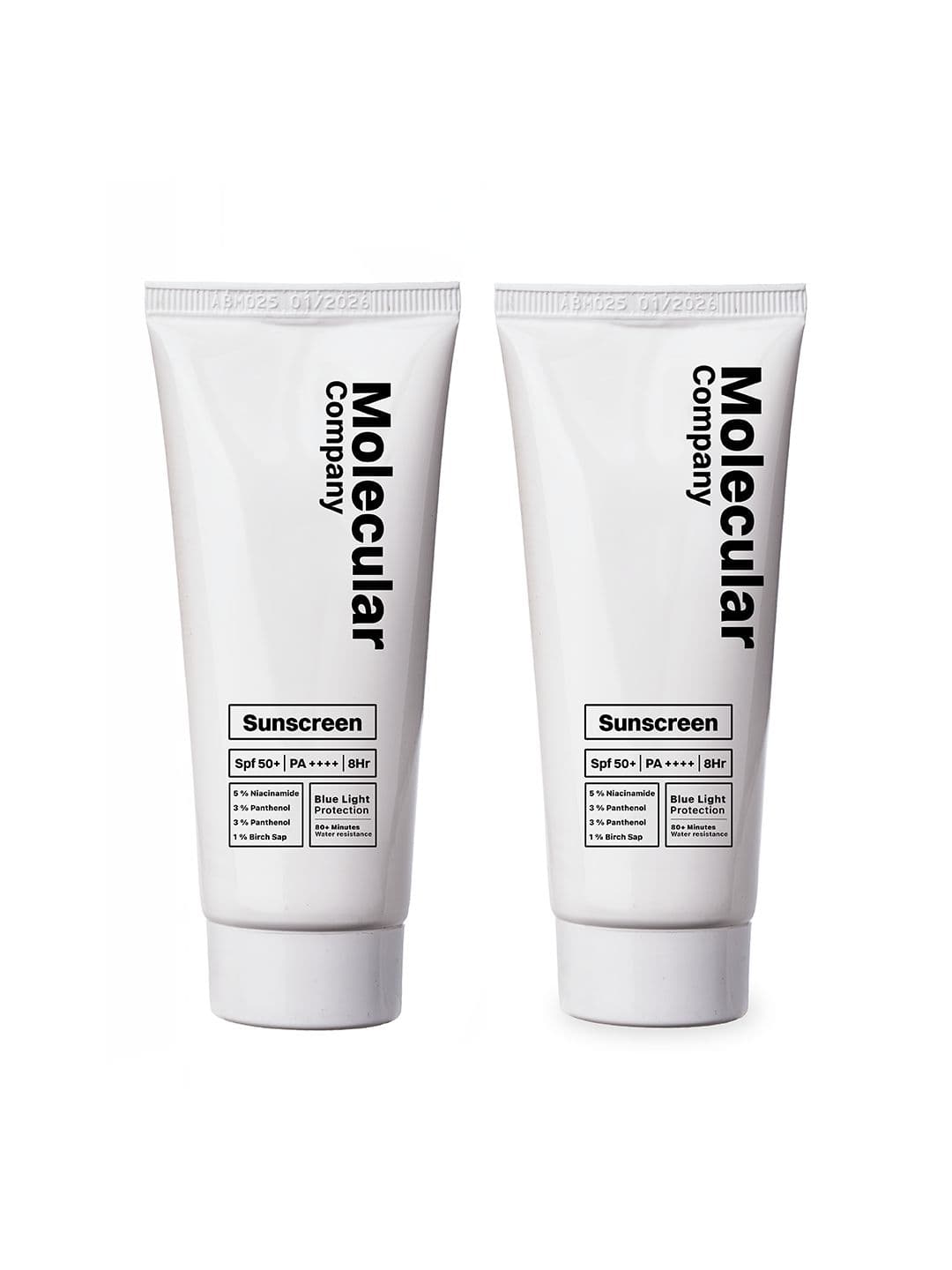 MOLECULAR COMPANY 2-Pcs SPF50+ 8Hr Sunscreen with Niacinamide & Panthenol - 50 g each - view 1