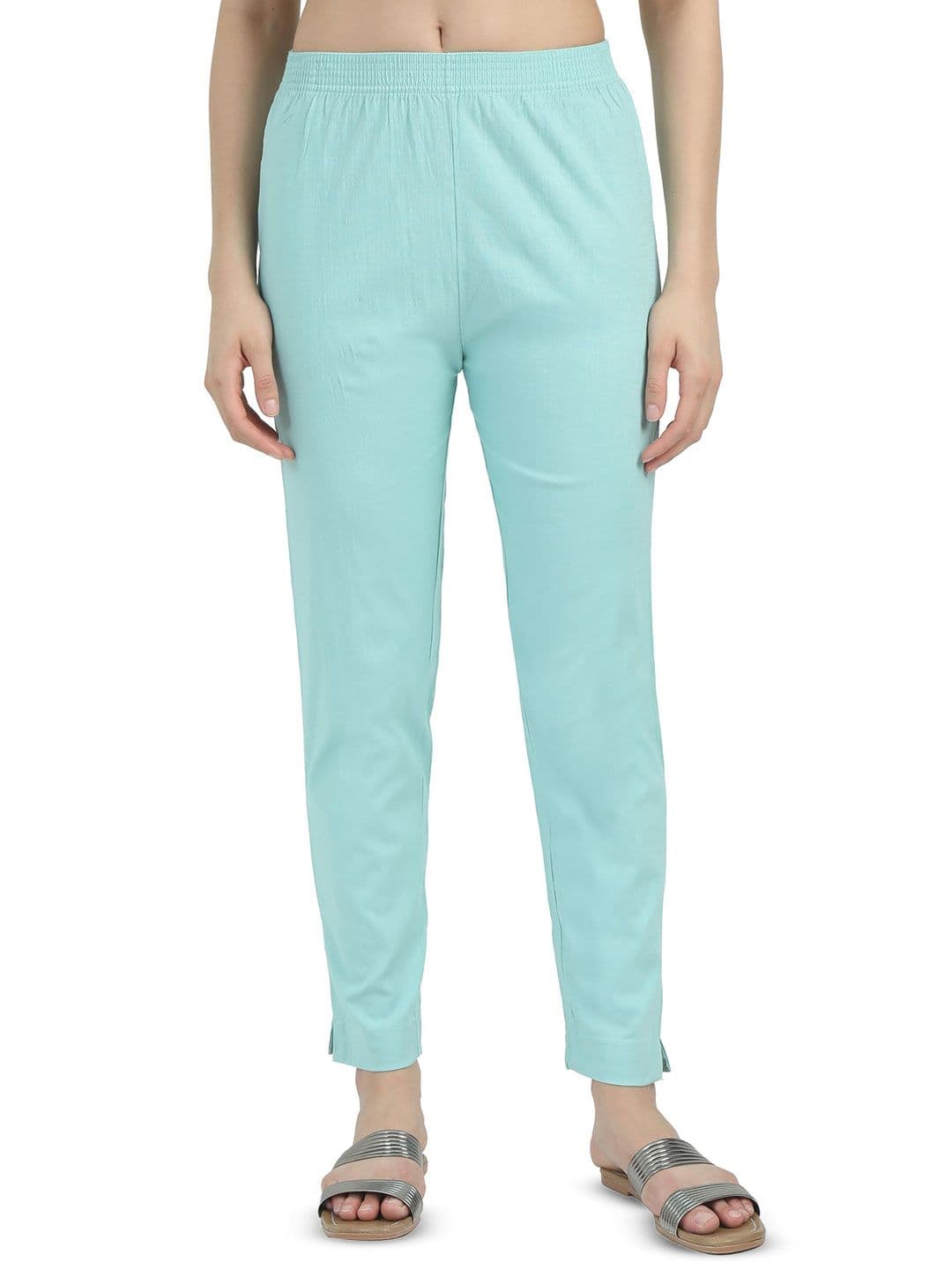 KN Textiles Women Everyday Slim Fit Trousers - view 1