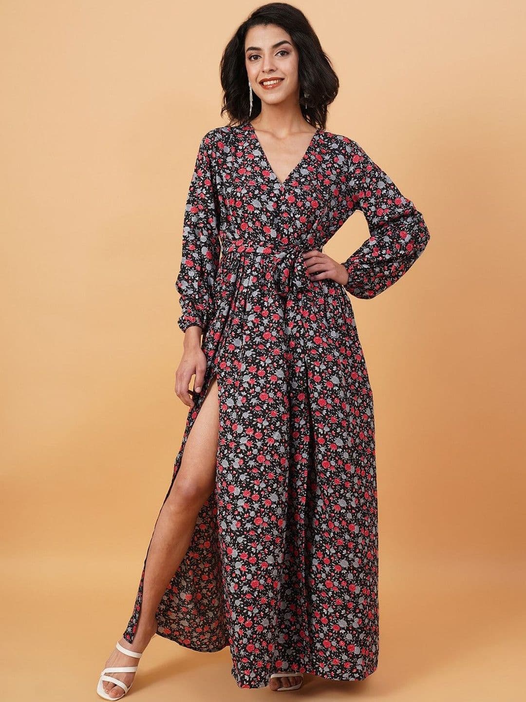 Stylecast X Kotty Floral Print Maxi Dress - view 1