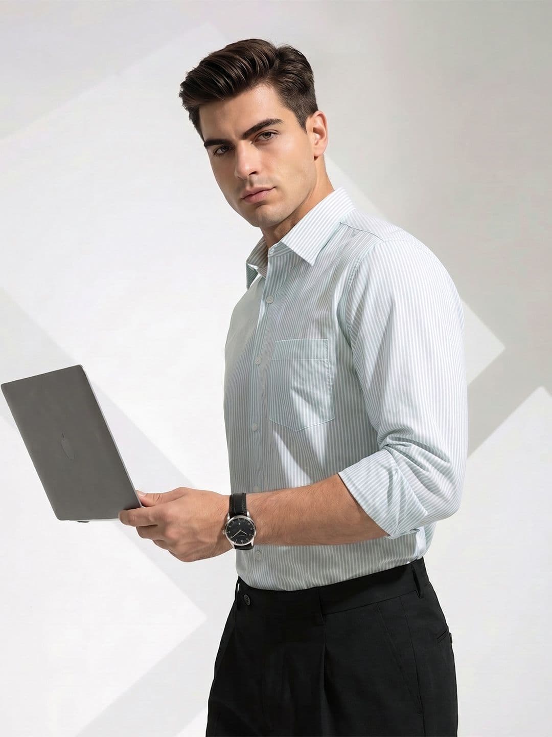 INVICTUS Slim Fit Striped Casual Shirt - view 1