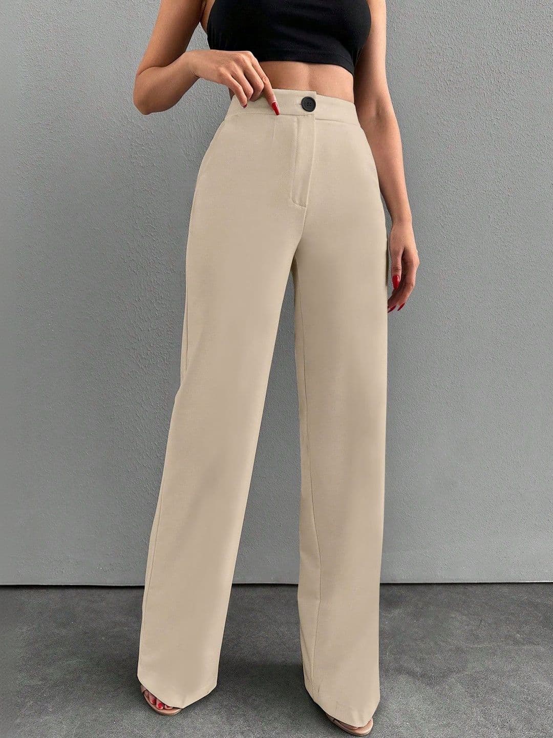 Mast & Harbour Women Relaxed High-Rise Trousers - view 1