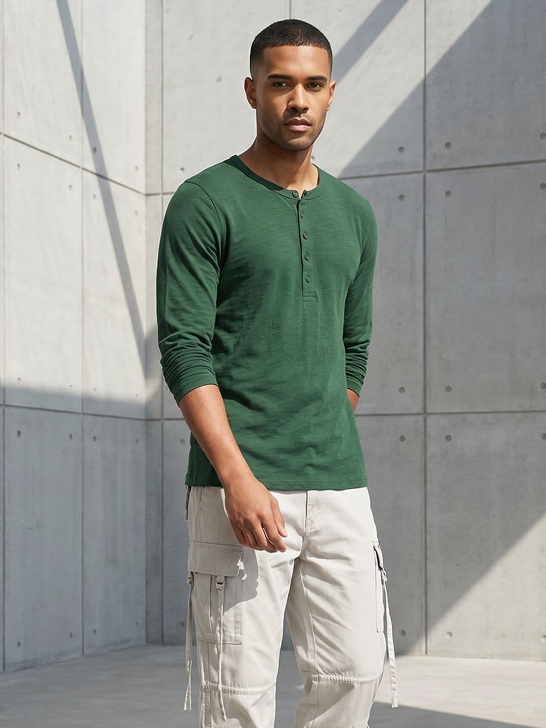 The Roadster Life Co. Henley Neck T-shirt - view 1