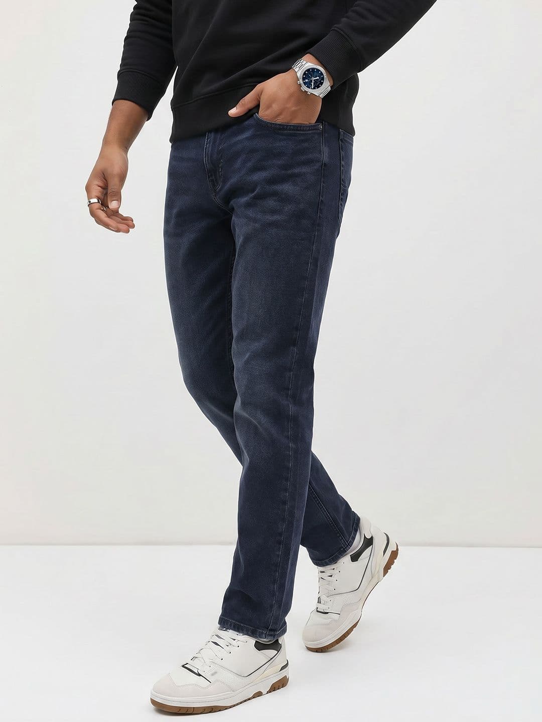 The Roadster Life Co. Men Relaxed Fit Stretchable Jeans - view 1